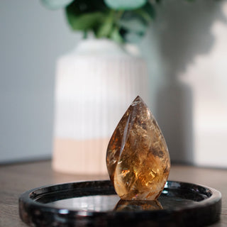 High-Quality Brazilian Honey Citrine Flame