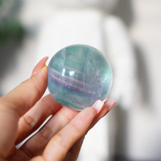Rainbow Fluorite Sphere -52mm