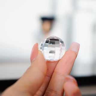 High Quality Brazilian Lemurian Faceted Disco Ball
