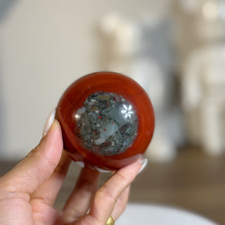 70mm Bloodstone Sphere