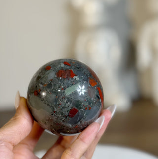 70mm Bloodstone Sphere