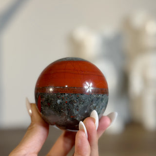 70mm Bloodstone Sphere