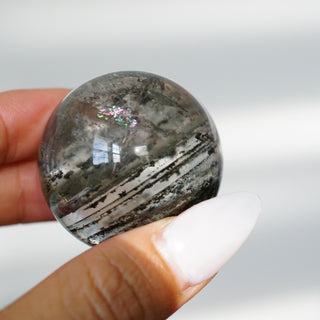Layers Garden Quartz Sphere – 40mm