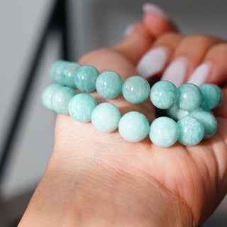 Mint Green Amazonite Bracelet 11mm