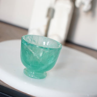Green Fluorite Cup