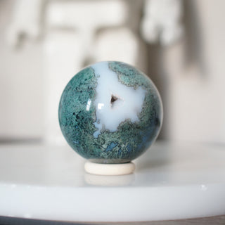 Moss Agate Sphere -60mm