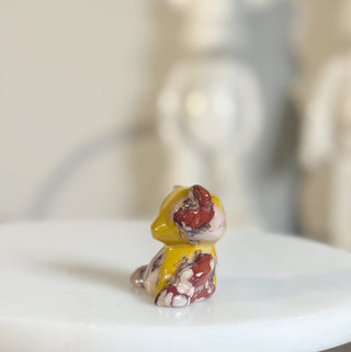 Mookaite Jasper Faceted Bear