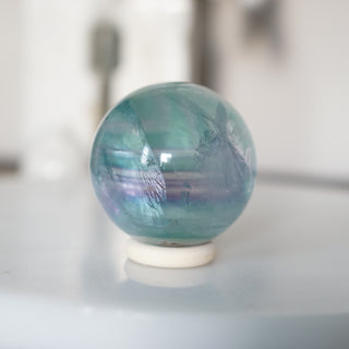 Rainbow Fluorite Sphere -52mm