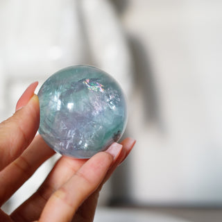 Rainbow Fluorite Sphere -52mm