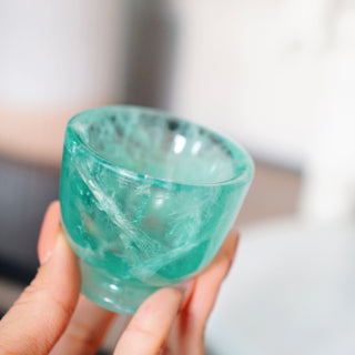 Green Fluorite Cup