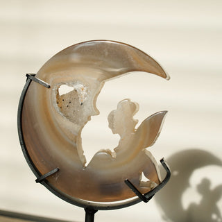 Druzy Agate Fairy Carving
