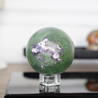 Green Fluorite sphere