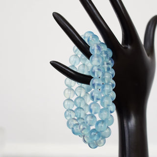 High Quality Aquamarine bead bracelet 9-10 mm