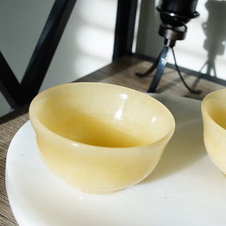 Yellow Calcite Bowl