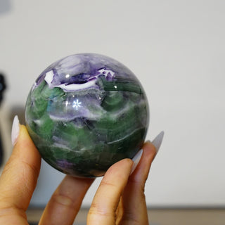 Fluorite Sphere – 1lb 4.5oz | ~69mm
