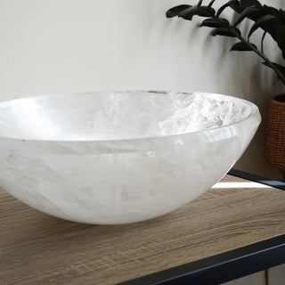 Extra Large Clear Quartz Bowl