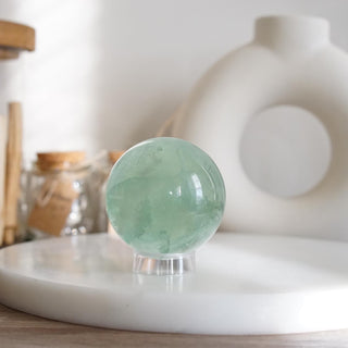 Green Fluorite sphere