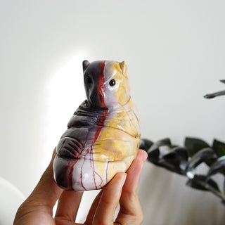 Mookaite Jasper Otter Carving