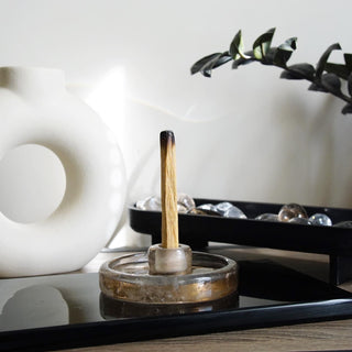 High quality Smoky Quartz Palo Santo Holder