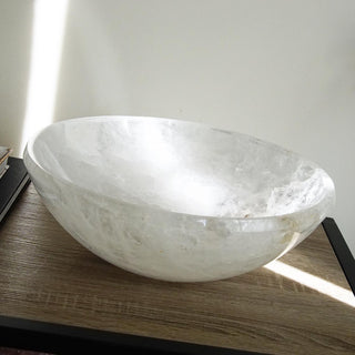Extra Large Clear Quartz Bowl