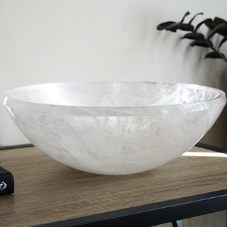Extra Large Clear Quartz Bowl