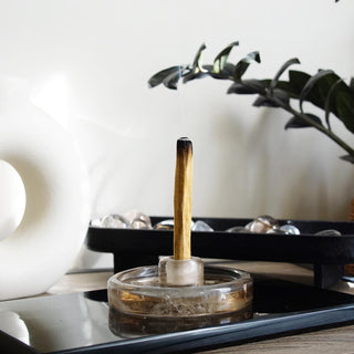 High quality Smoky Quartz Palo Santo Holder