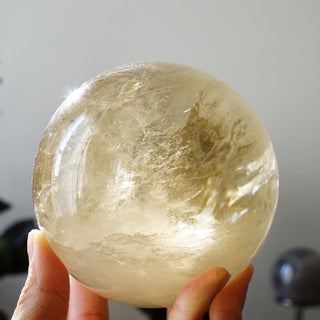 Large Natural Brazilian Citrine sphere