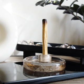 High quality Smoky Quartz Palo Santo Holder