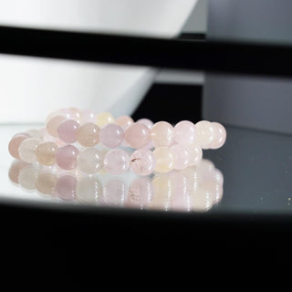 Peach-Pink Morganite beads bracelet