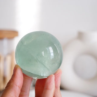 Green Fluorite sphere