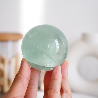Green Fluorite sphere