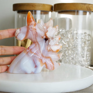 Carnelian Unicorn carving