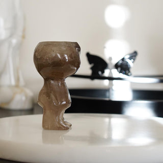 Smoky Quartz Cuphead Figure