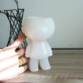 White Aventurine Jumbo Cuphead figure