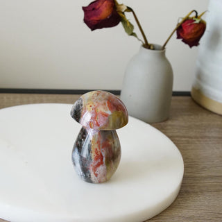 Ocean Jasper Mushroom carving