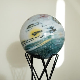 Gorgeous Big Ocean Jasper sphere