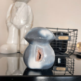 Orca Agate Chubby Mushroom