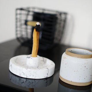 Howlite Palo Santo stick holder
