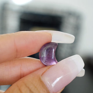 Natural Amethyst mini moon
