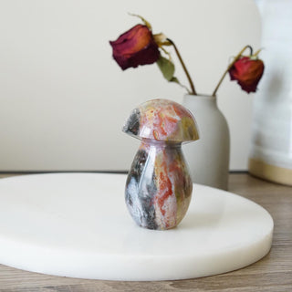 Ocean Jasper Mushroom carving