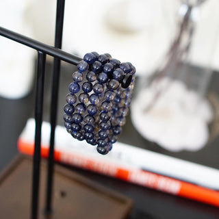 Transparent Iolite Beads Bracelet