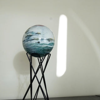 Gorgeous Big Ocean Jasper sphere