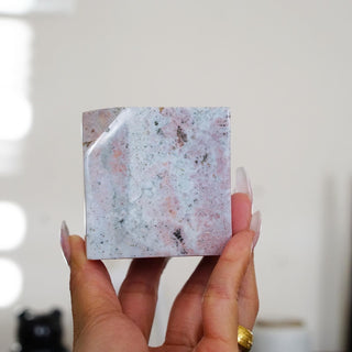 Pastel Ocean Jasper Cube