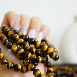 Yellow Tiger eyes bead bracelet