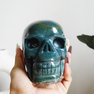 Teal Ocean Jasper big skull 3lb 2.2 oz