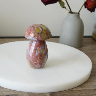 Ocean Jasper Mushroom carving