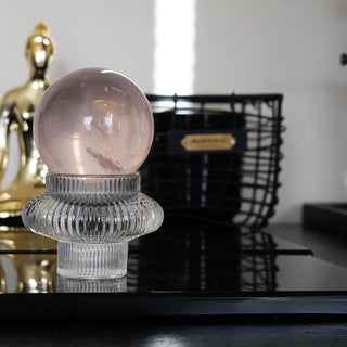 High quality Cotton candy Pink Star Rose Quartz sphere