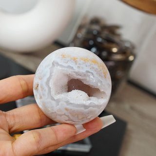 Druzy Flower Agate sphere
