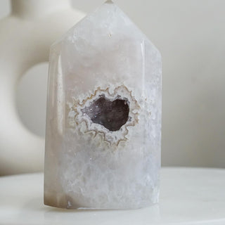 Quartzy Druzy Agate Tower