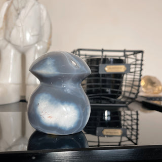 Orca Agate Chubby Mushroom